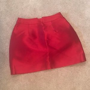 Kate Spade structured red skirt